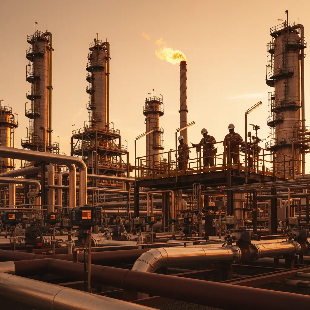 Pemex refinery flow measurement system installation