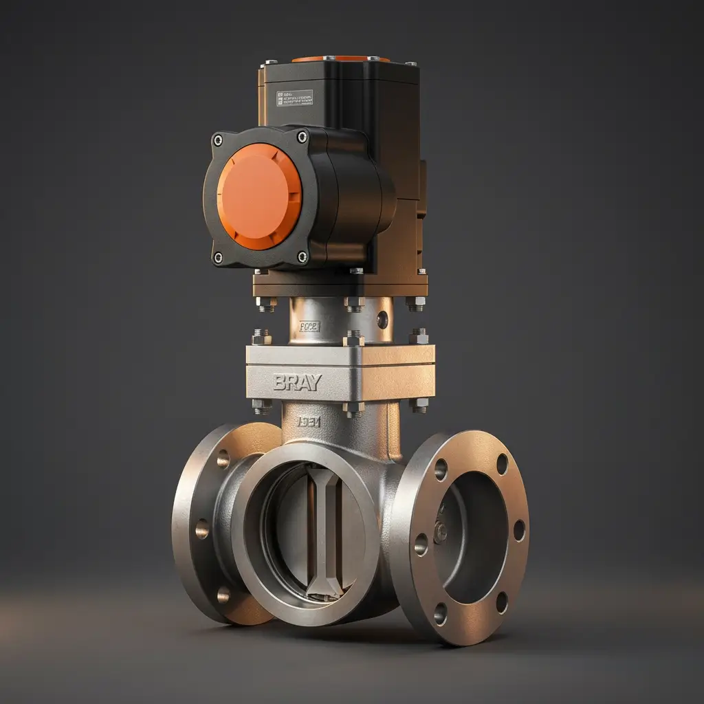 Industrial butterfly valve