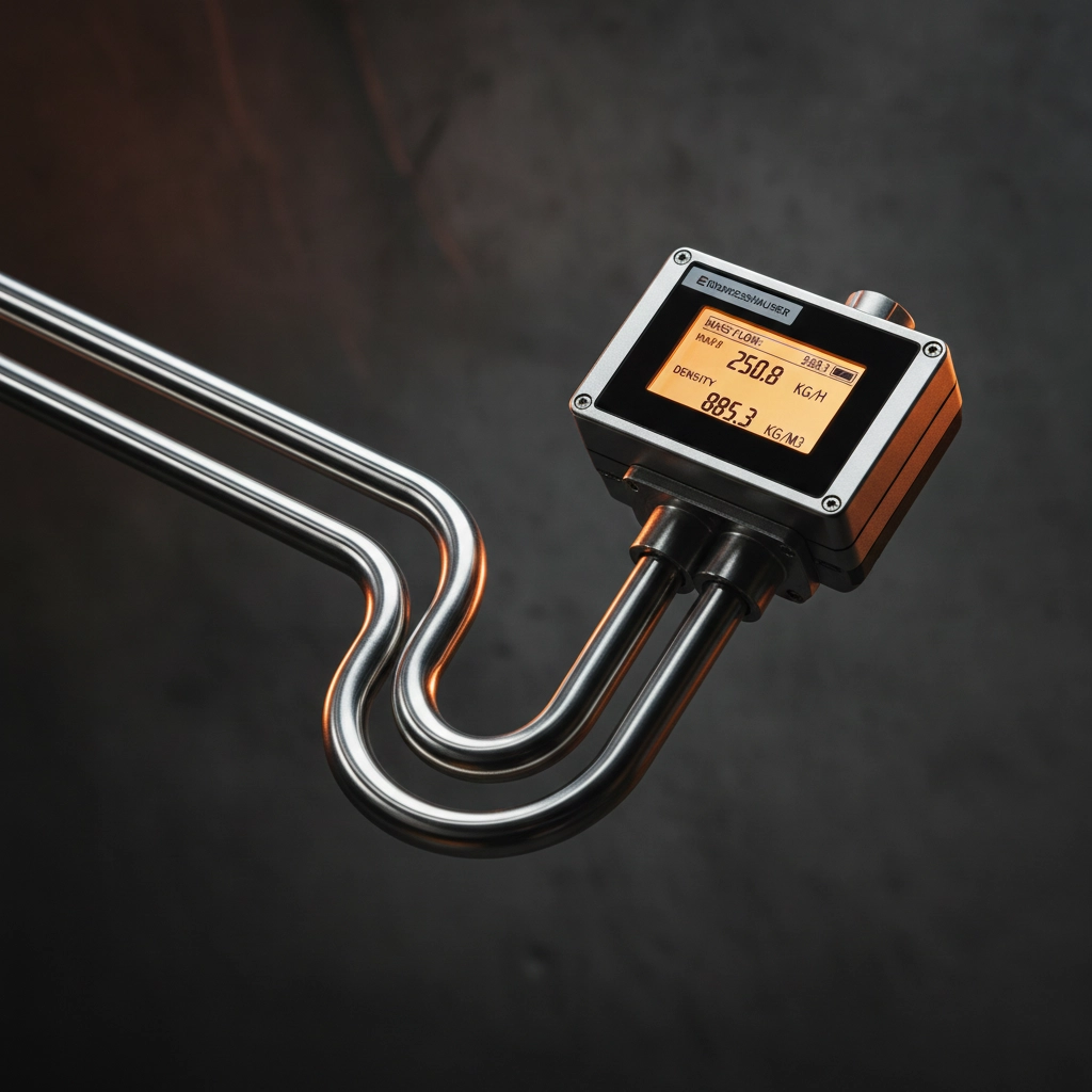 Coriolis mass flow meter for precise measurements