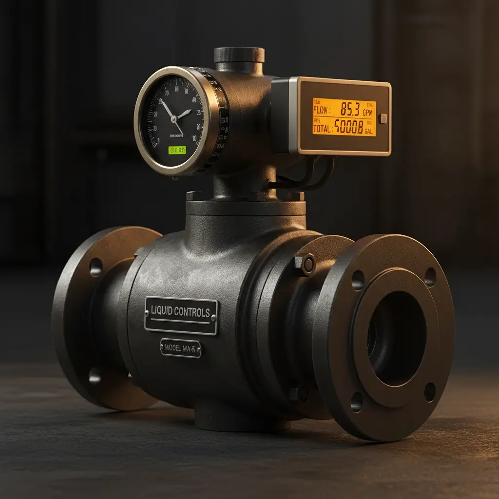 Positive displacement flow meter