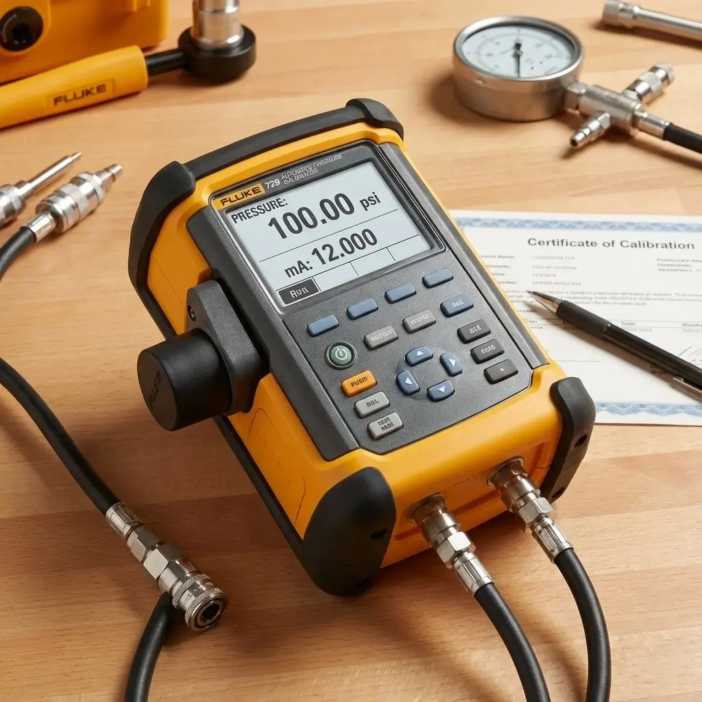 Portable pressure calibrator