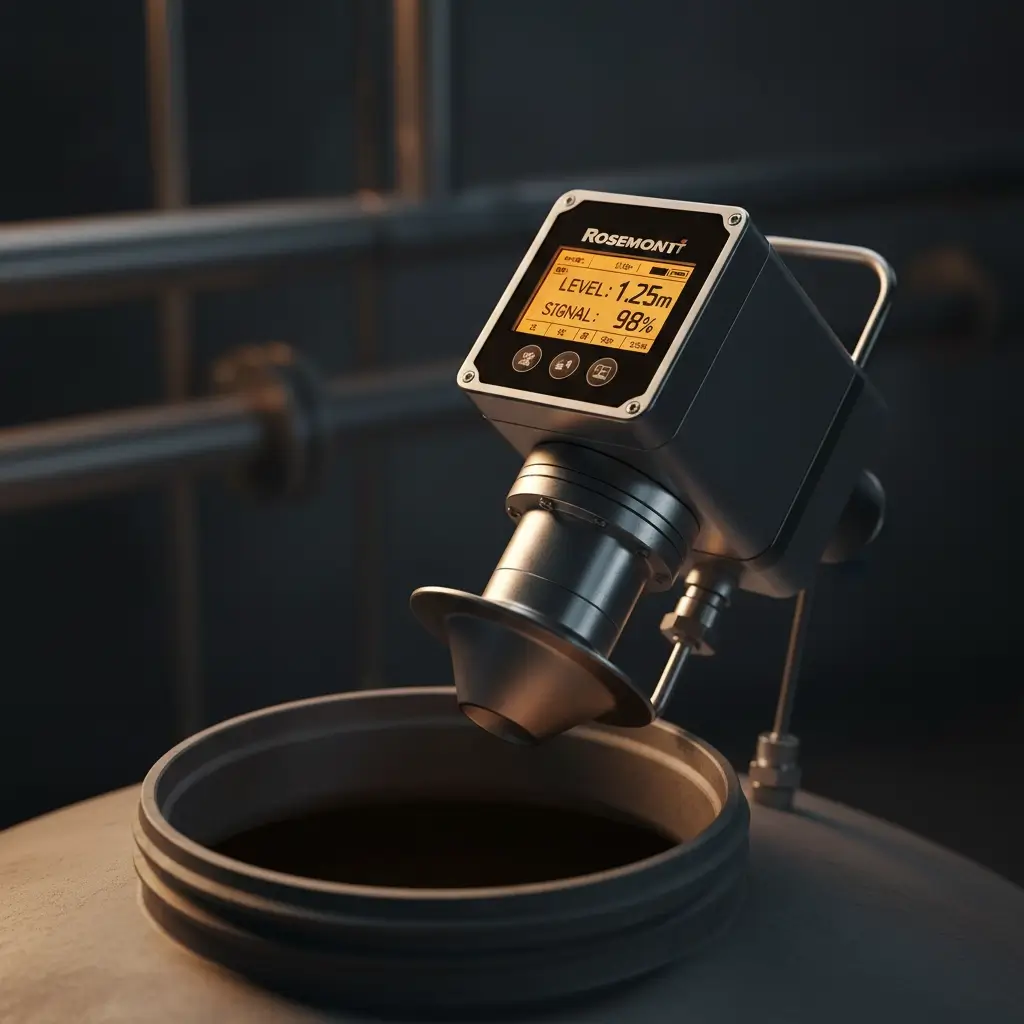 Non-contact radar level transmitter