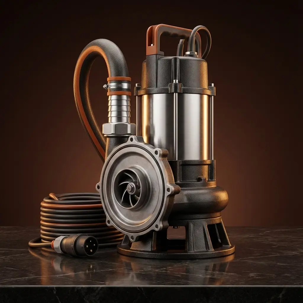Portable dewatering pump